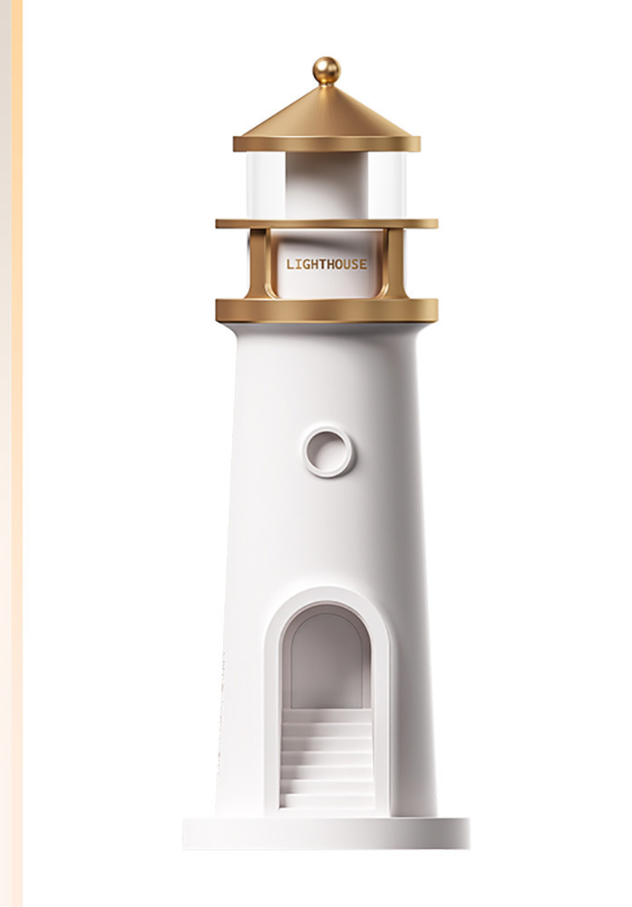 Aura Farol - Luminária Bluetooth com Projeção e Sensor Inteligente