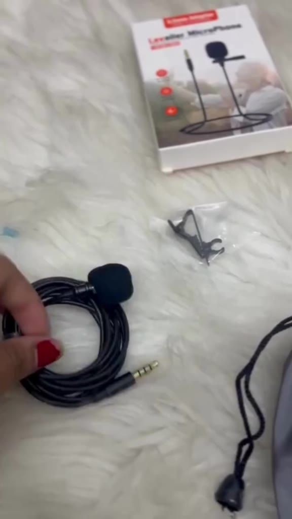 Microfone Lapela Mini JH-043 Clip Semi Profissional 3.5mm Aulas Alta Qualidade ITA-15