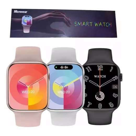 Smartwatch W29S Serie 9 com Ilha Dinâmica 47mm