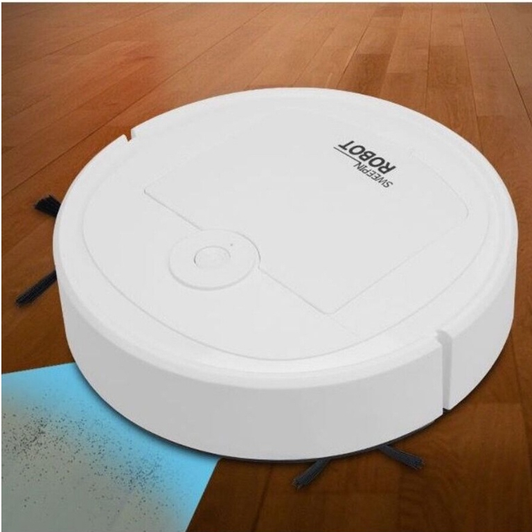 Robô Varredora/Aspirador De Pó 1200PA Automática 3 Em 1 Limpeza Doméstica Robótico Inteligente E Silencioso
