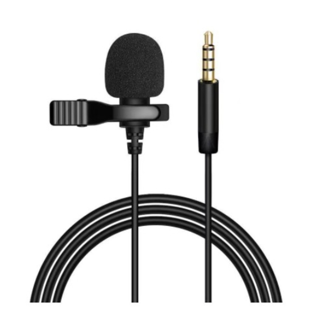 Microfone Lapela Mini JH-043 Clip Semi Profissional 3.5mm Aulas Alta Qualidade ITA-15