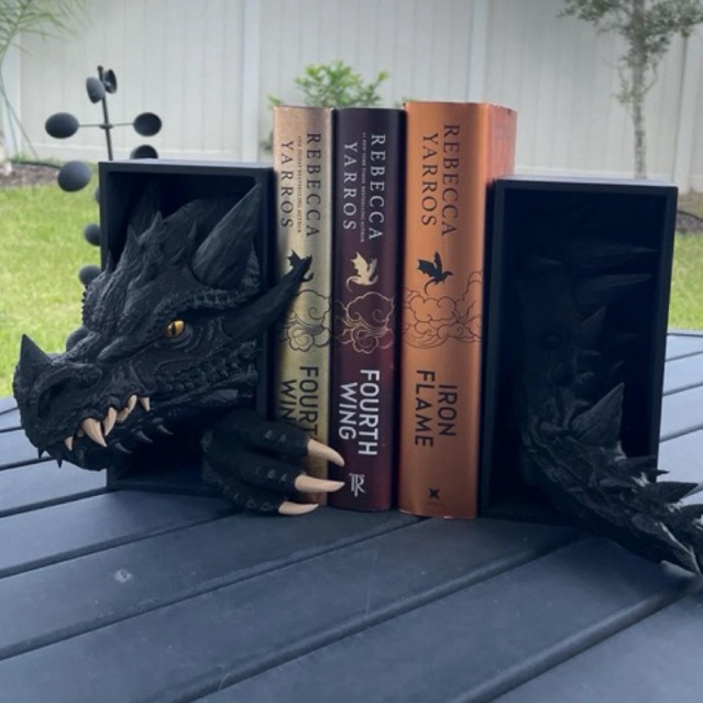 Dragão aparador de livros - Game Of Thrones / House Of the Dragons Geek
