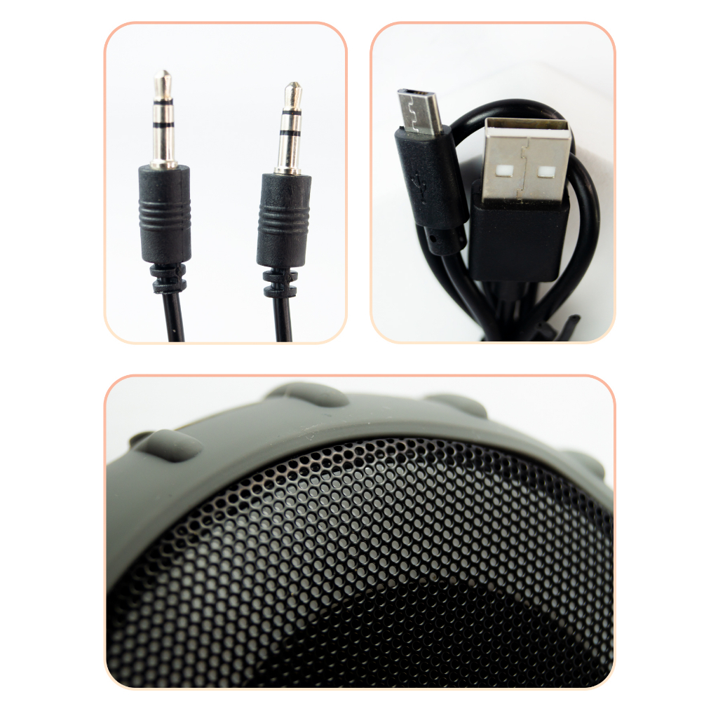 Caixa de Som Bluetooth 8W RMS MP3 USB Suporta Cartão Micro SD TF Resistente à Água