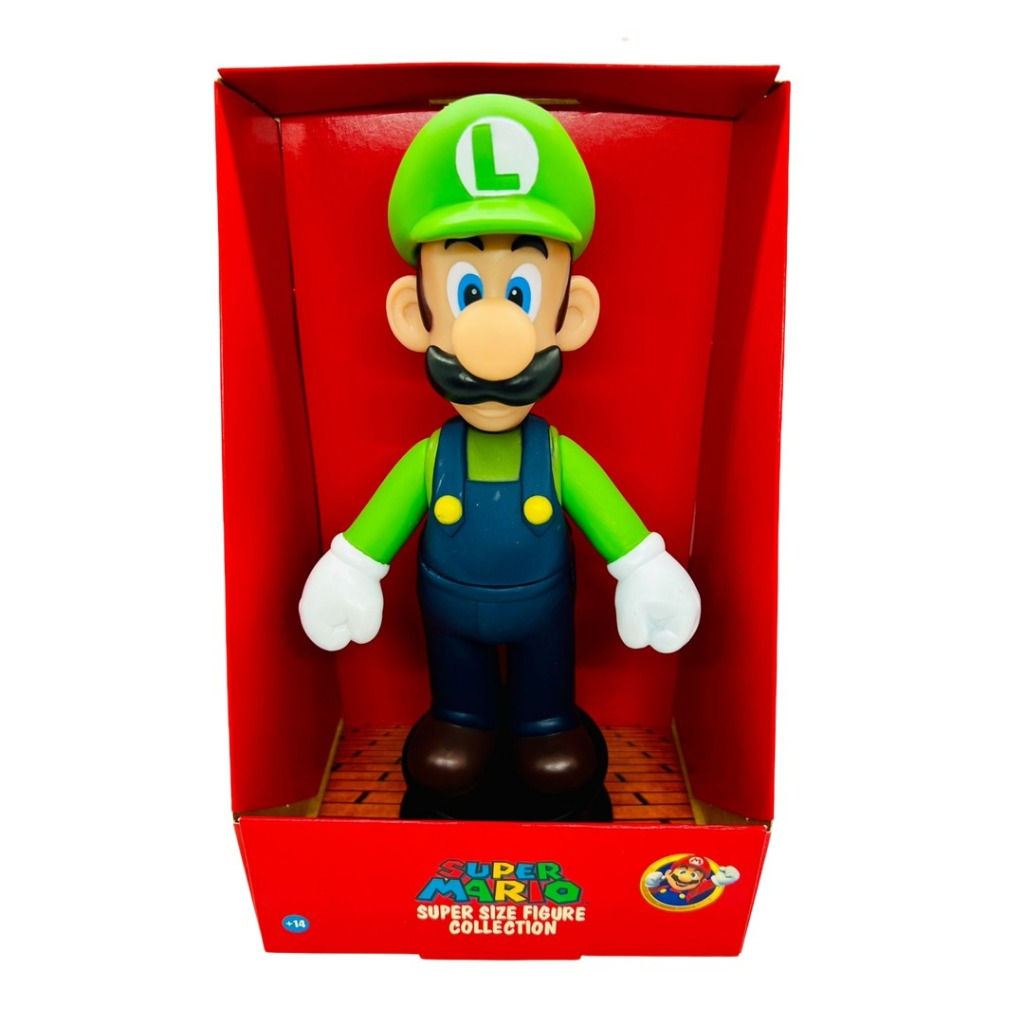 Kit Boneco Mario e Luigi Vinil Collection Brinquedo Jogo 22cm Colecionável Brinquedo