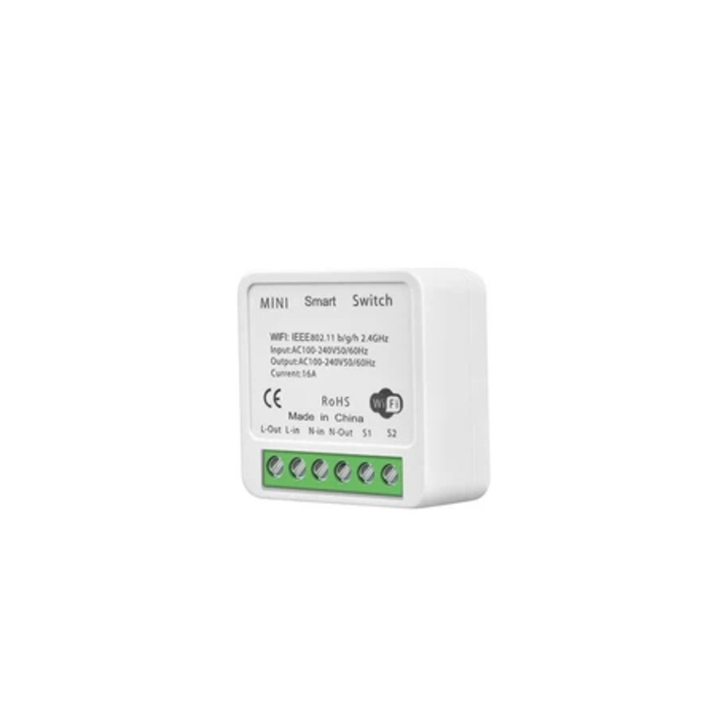 Módulo Interruptor Inteligente Tuya WiFi, Suporta Controle 1 canal,100-240V, Funciona com Alexa, Google Home