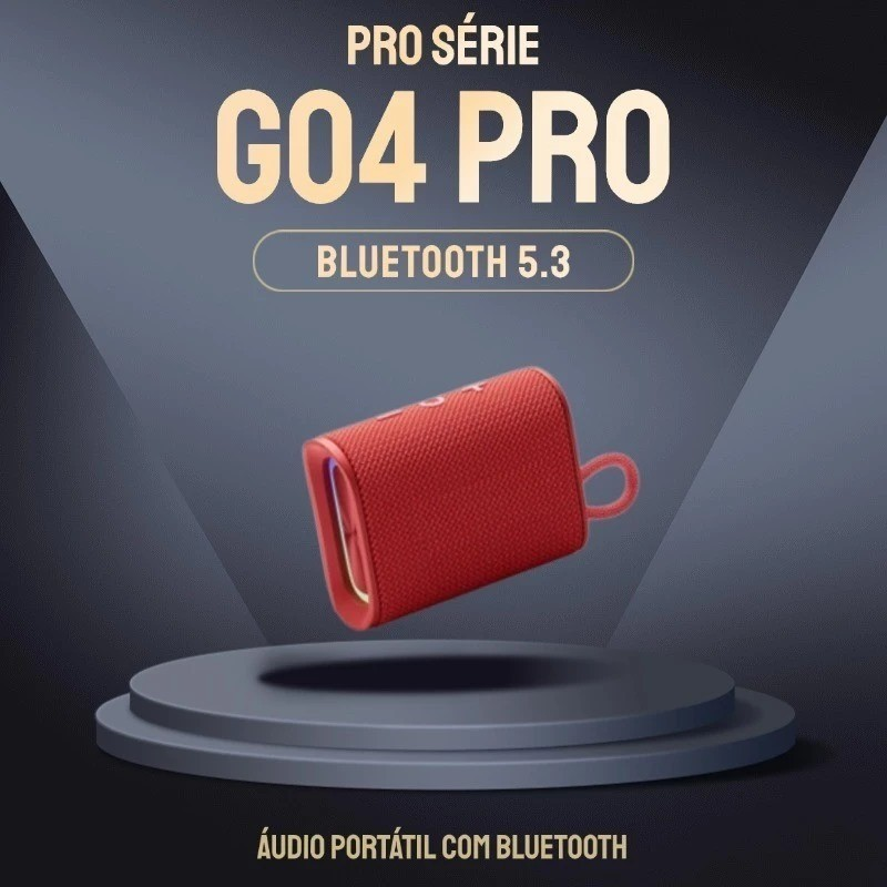 Caixa De Som Go 4 Pro Bluetooth