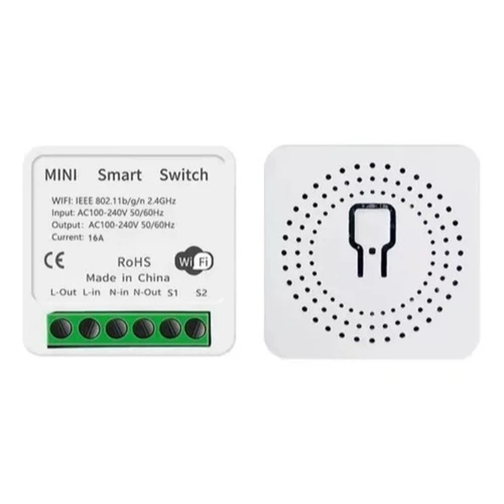 Módulo Interruptor Inteligente Tuya WiFi, Suporta Controle 1 canal,100-240V, Funciona com Alexa, Google Home