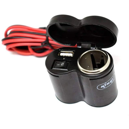 CARREGADOR P/ MOTOS KNUP KP-572 P/ MOTOQUEIROS E ENTREGADORES