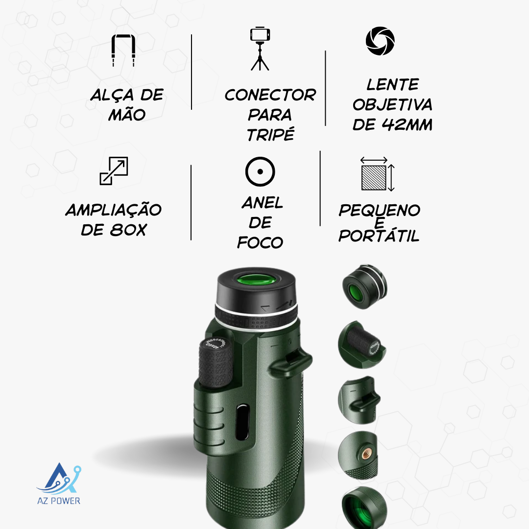 Monóculo Ultra Zoom Titanium Geek