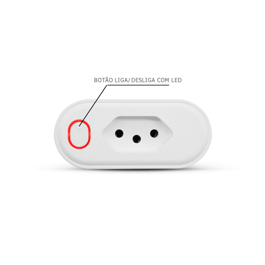 Tomada Inteligente Wi-fi Automação Bivolt Alexa | Google