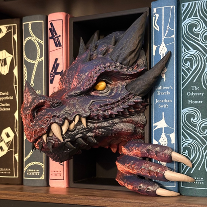 Geek - Dragão aparador de livros - Game Of Thrones / House Of the Dragons