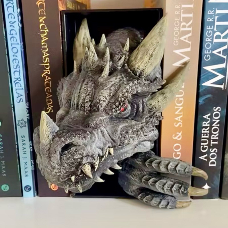 Geek - Dragão aparador de livros - Game Of Thrones / House Of the Dragons