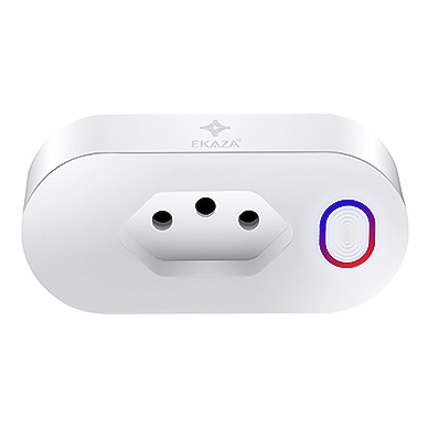 Tomada Inteligente Wifi Com Medidor De Consumo Alexa Google home Ekaza