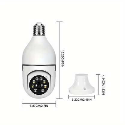 Câmera Lâmpada HD Inteligente 360° G4 - 1080P Auto Tracking Wi-Fi