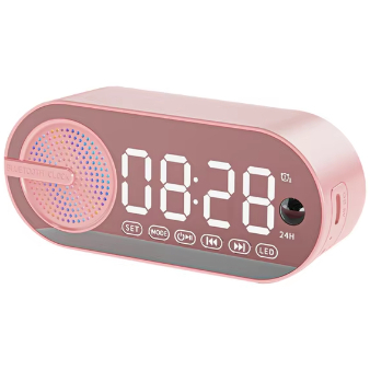 Rádio Retrô Portátil com Caixa de Som e Exibição de Hora Bluetooth - AD-521 Altomex - Panda Geek