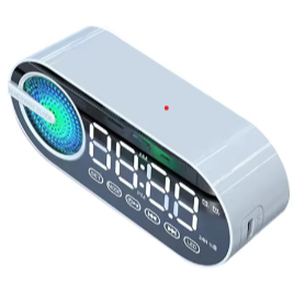 Rádio Retrô Portátil com Caixa de Som e Exibição de Hora Bluetooth - AD-521 Altomex - Panda Geek