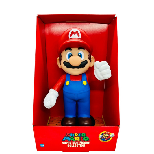Kit Boneco Mario e Luigi Vinil Collection Brinquedo Jogo 22cm Colecionável Brinquedo