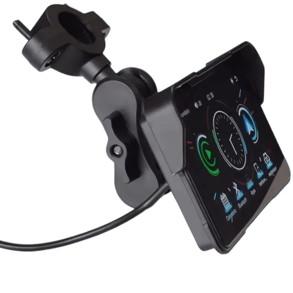 Multimídia para Moto com CarPlay e Android Auto | Tela Touch GPS Bluetooth Evite Furto