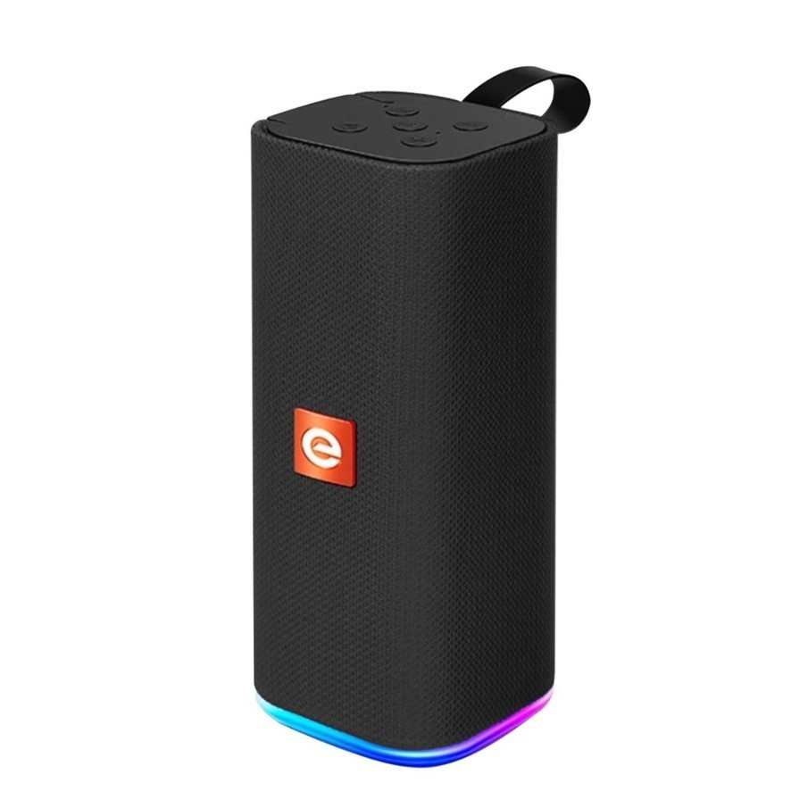 Caixa de Som Bluetooth  Exbom  10W RGB com Rádio FM