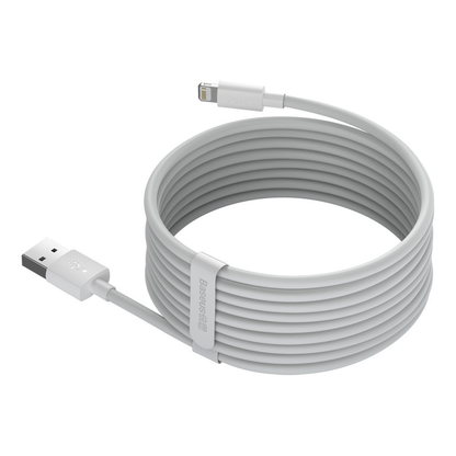 Kit 2 Cabos USB para Lightning Simple Wisdom 2.4a 1.5m P/ Iphone