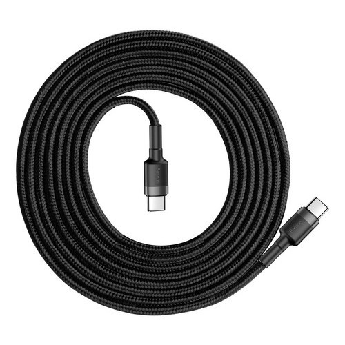 Baseus Cabo Turbo Tipo-C P/ Tipo-C Cafule 60w 20v 3a 2m iPhone 15 e Android