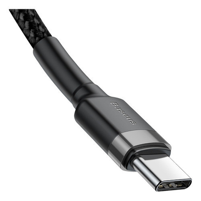 Baseus Cabo Turbo Tipo-C P/ Tipo-C Cafule 60w 20v 3a 2m iPhone 15 e Android