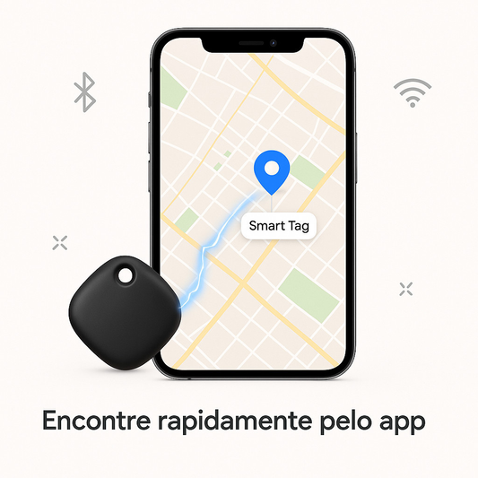 Smart Air Tag Rastreador Bluetooth para iPhone | Localizador App iOS Objetos Perdidos/Pet