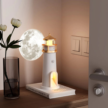 Aura Farol - Luminária Bluetooth com Projeção e Sensor Inteligente